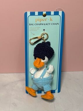 🦆 Piper K Duck Bag Charm Keychain